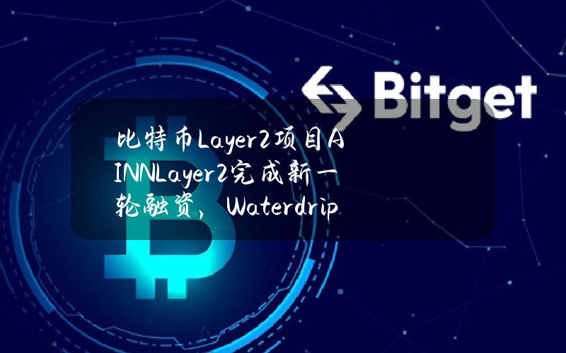 比特币Layer2项目AINNLayer2完成新一轮融资，WaterdripCapital等参投