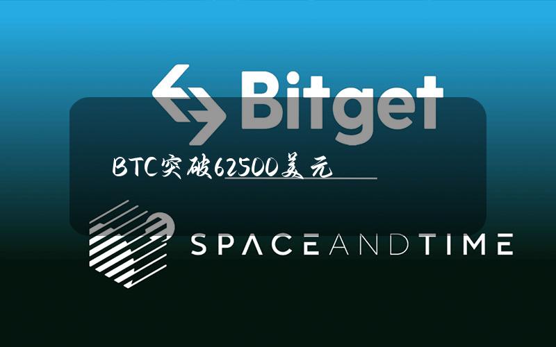 BTC突破62500美元