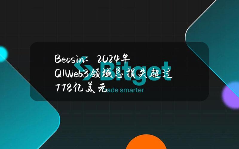 Beosin：2024年Q1Web3领域总损失超过7.78亿美元