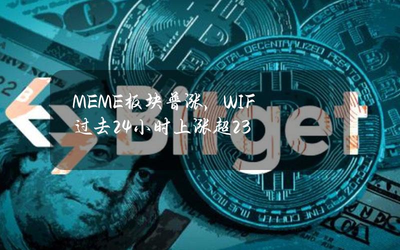 MEME板块普涨，WIF过去24小时上涨超23%